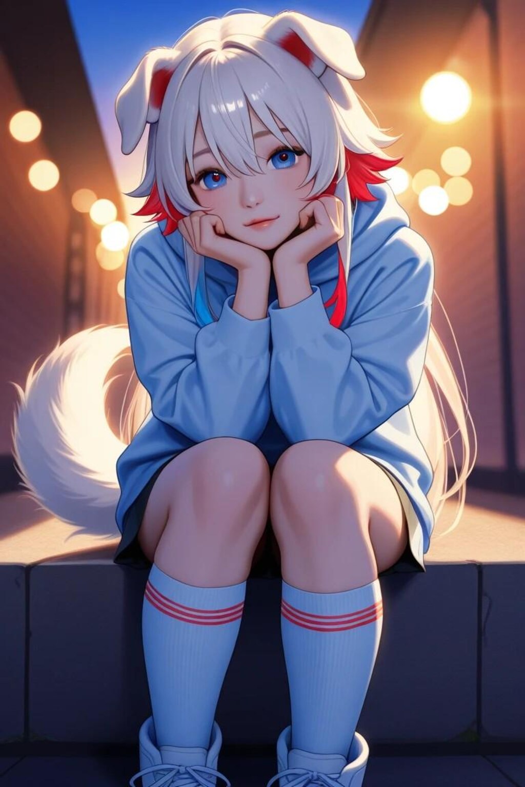 ご主人様の帰りを待つワン娘