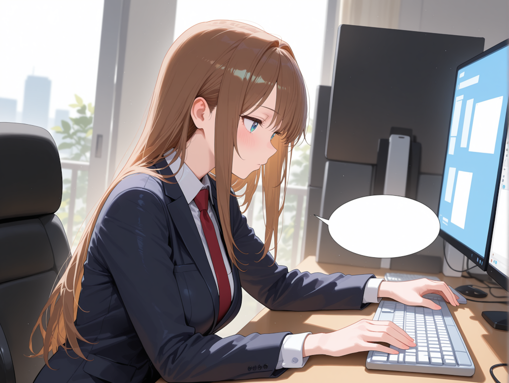 【セリフください】桐島さん、何か言ってます。