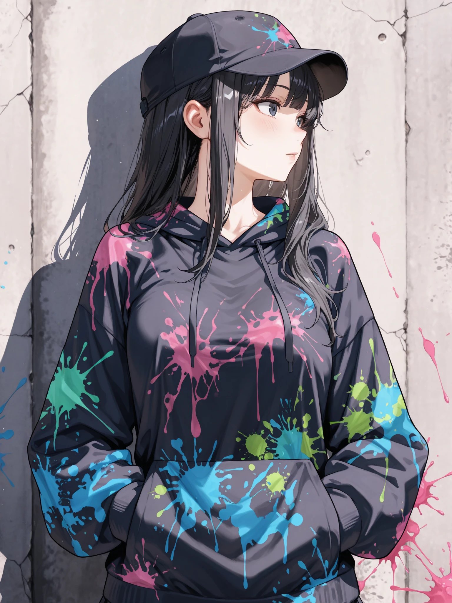 スプラッター柄