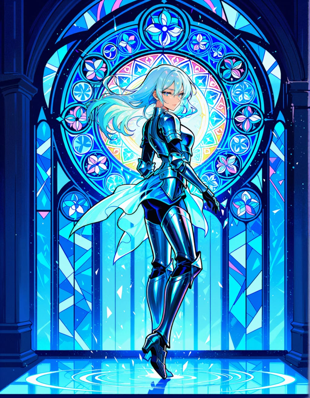 ステンドグラスの騎士