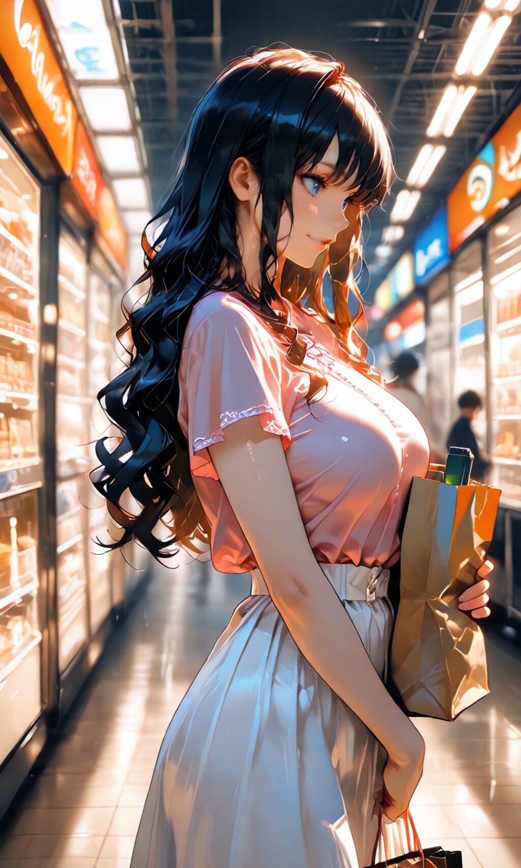 彼女の横顔から目が離せない