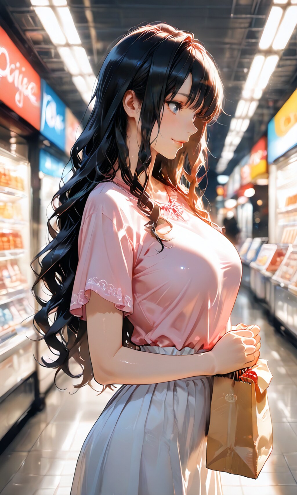 彼女の横顔から目が離せない