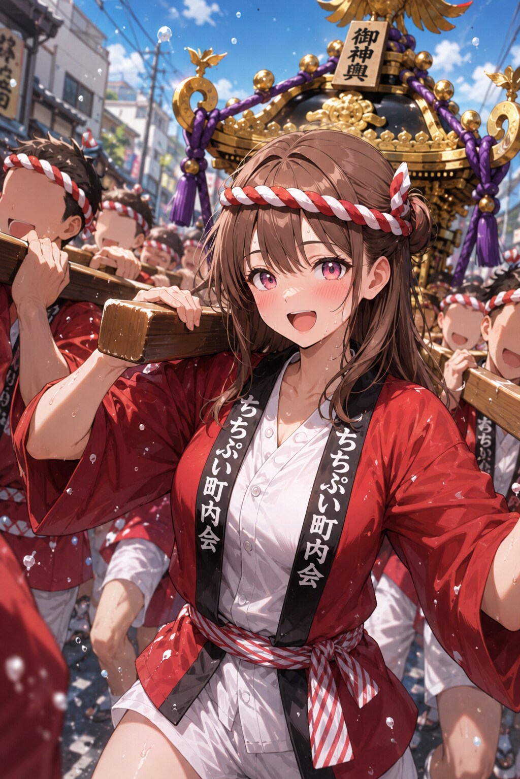 お神輿 | の人気AIイラスト・グラビア