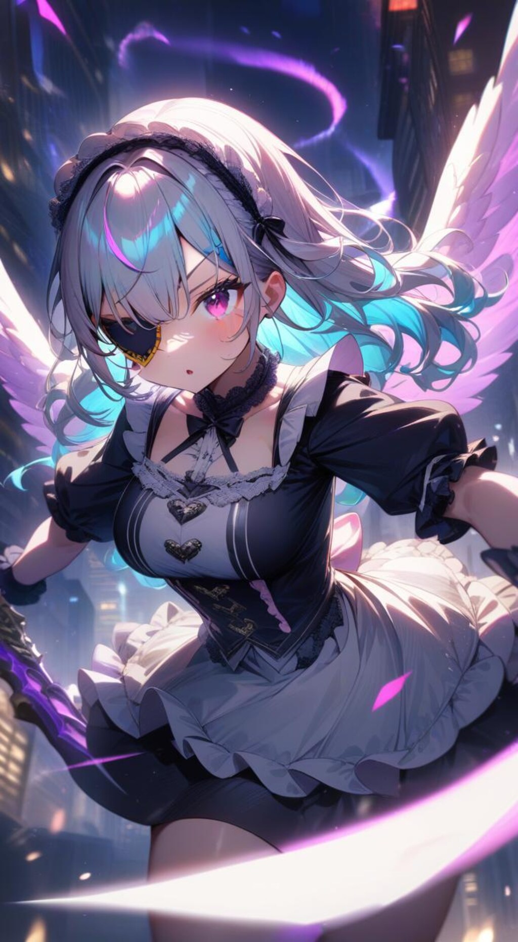 羽、生えちゃったぞ⭐  あくたん天使♡とスーパーメイドの天使？