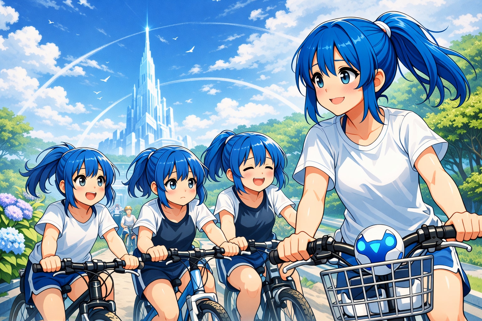青ぽにちゃんと 子どもぽに
