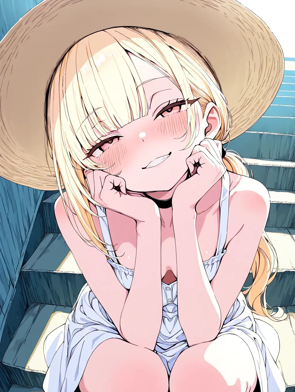 金髪ローポニーちゃんとデート