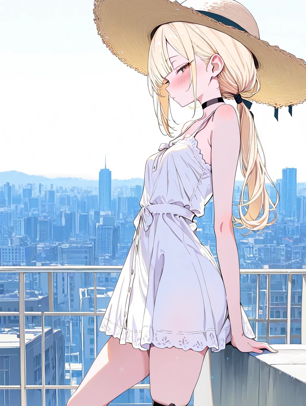 金髪ローポニーちゃんとデート