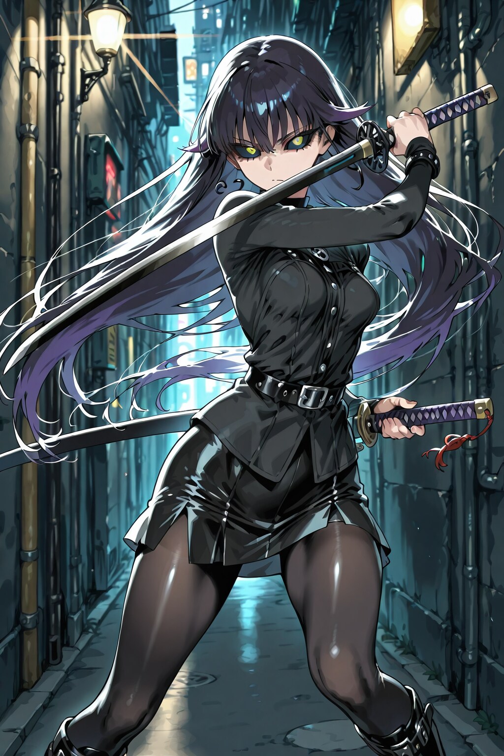 黒衣の美女