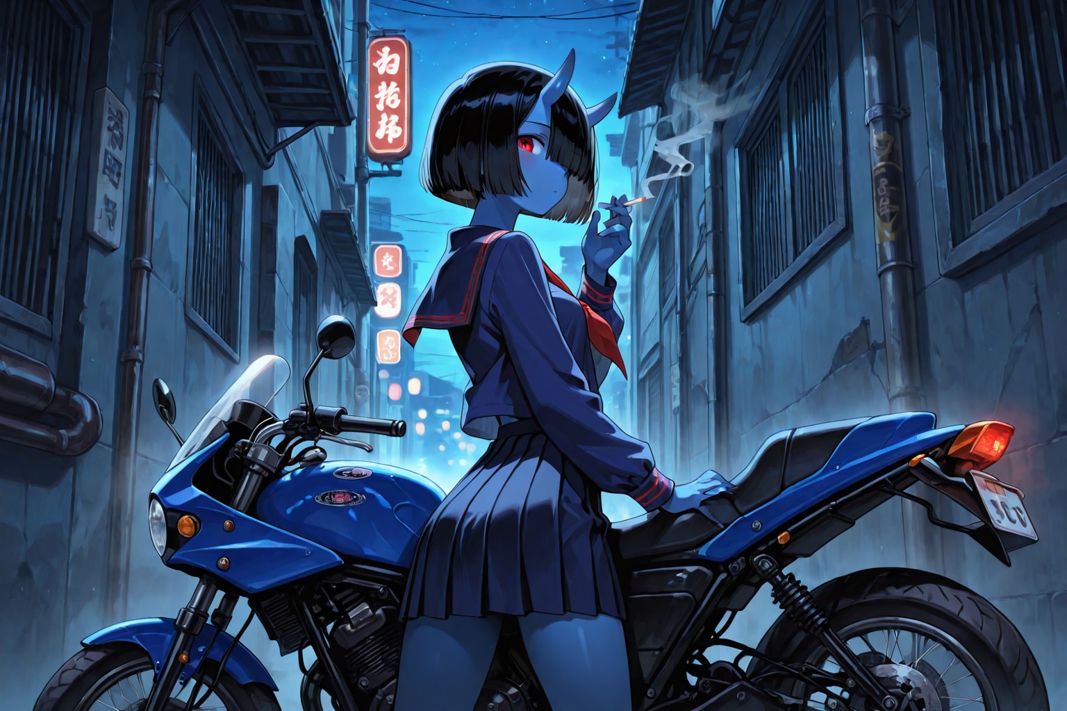Midnight ONIGASHIMA (違 | の人気AIイラスト・グラビア