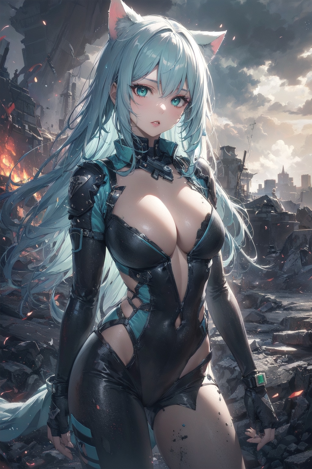 戦う猫耳お姉さん🔥🐱💥