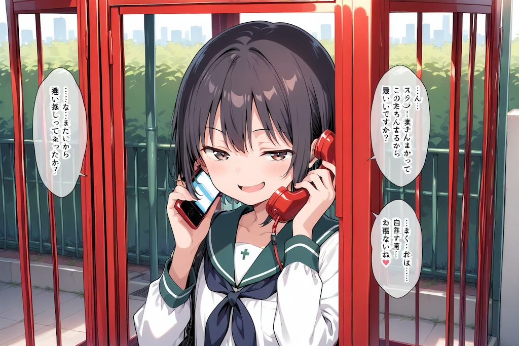 面白そうな電話ボックスに入ったら