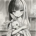 綺麗に描いてね…おにいちゃん？ 2枚目
