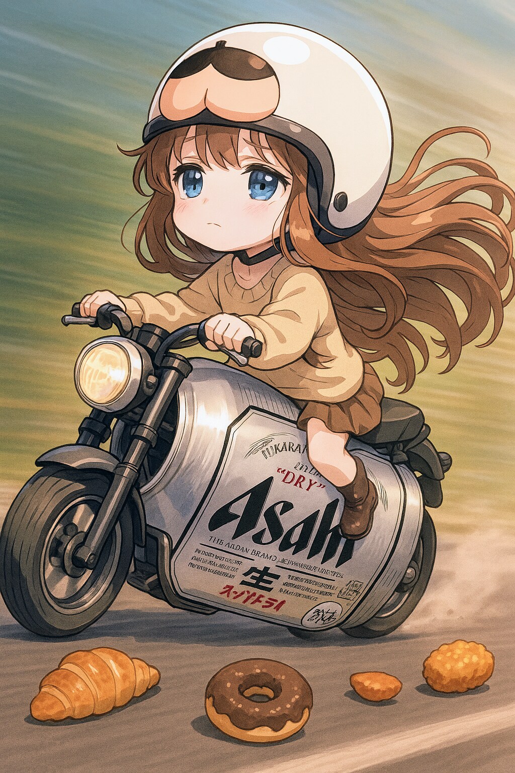 盗んだバイクで…