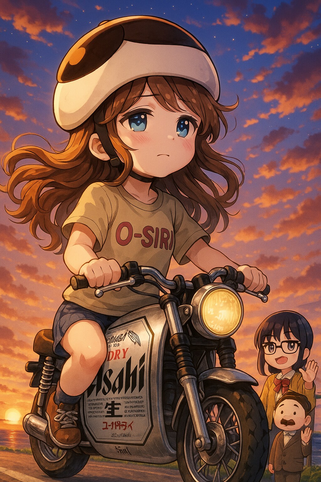 盗んだバイクで…