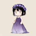着ぐるみ着せ替え（すみれ） 2枚目