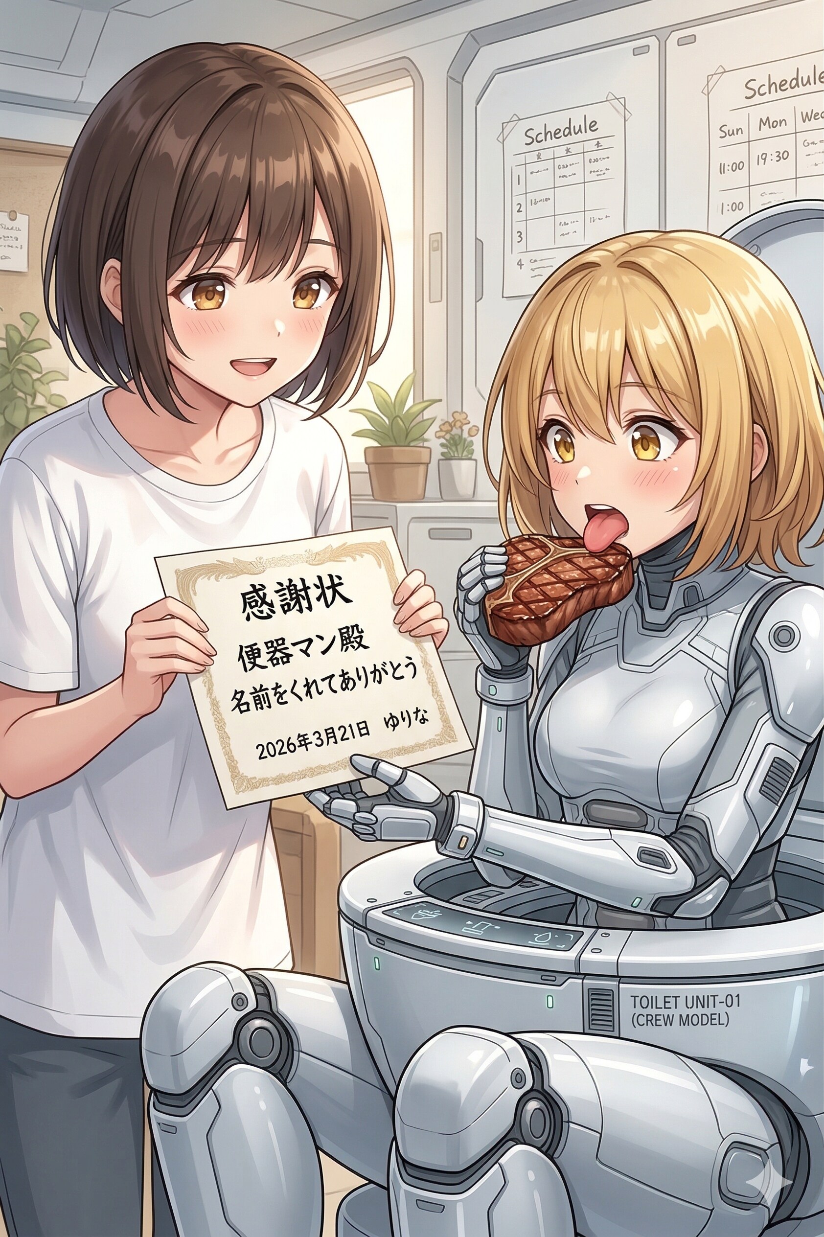 ゆりなからの感謝状 | の人気AIイラスト・グラビア