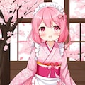 桜メイドさん 2枚目