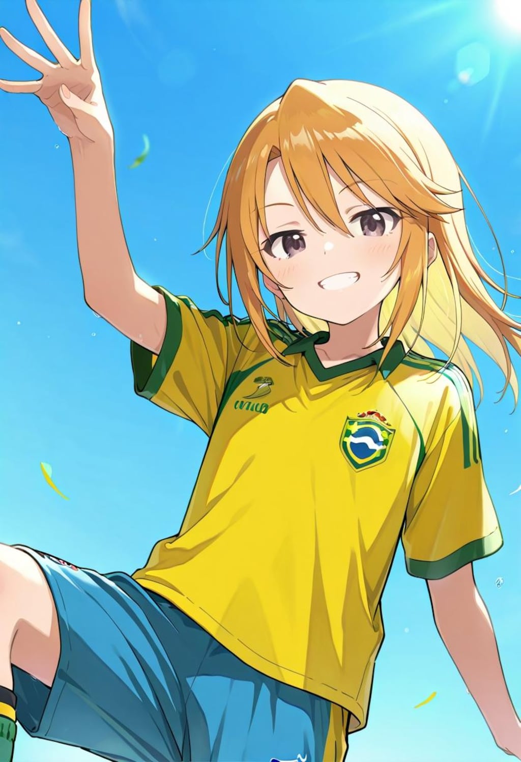 結城晴（616）ブラジルカラーユニホーム