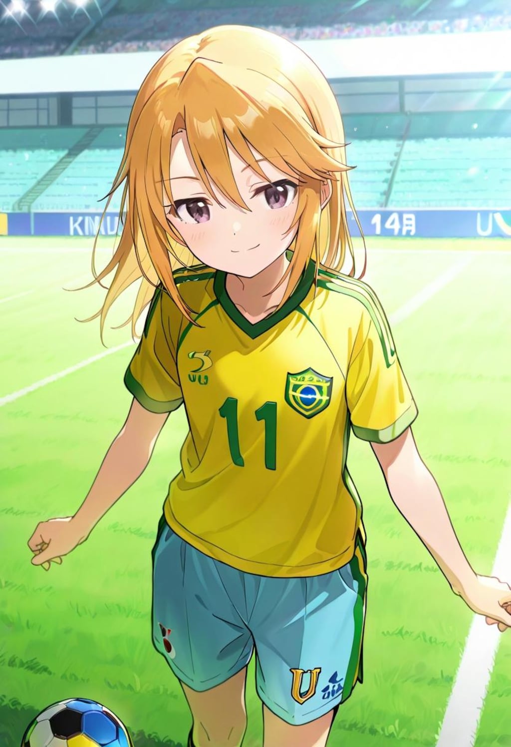 結城晴（616）ブラジルカラーユニホーム