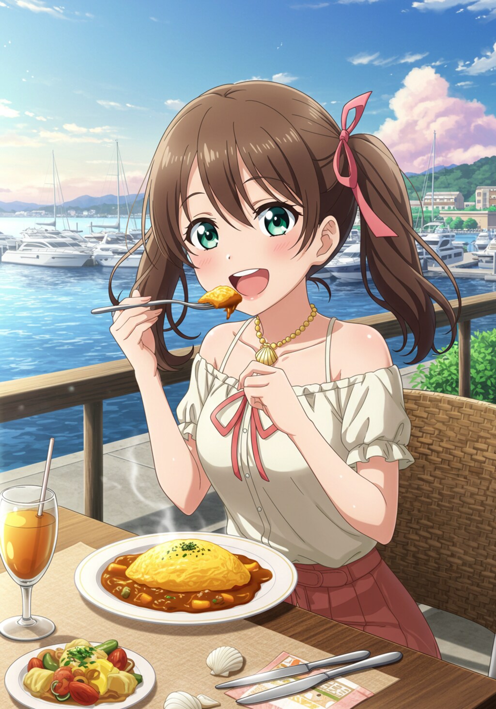 オムレツカレー