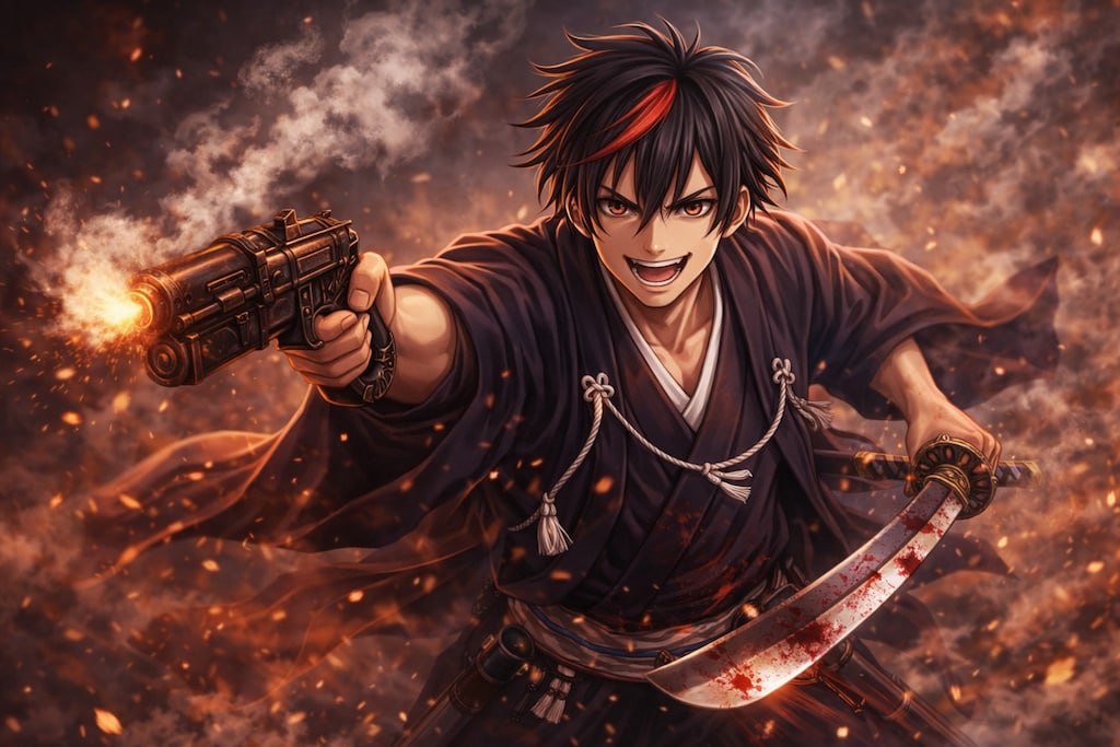 男キャラビジュアル　高杉晋作