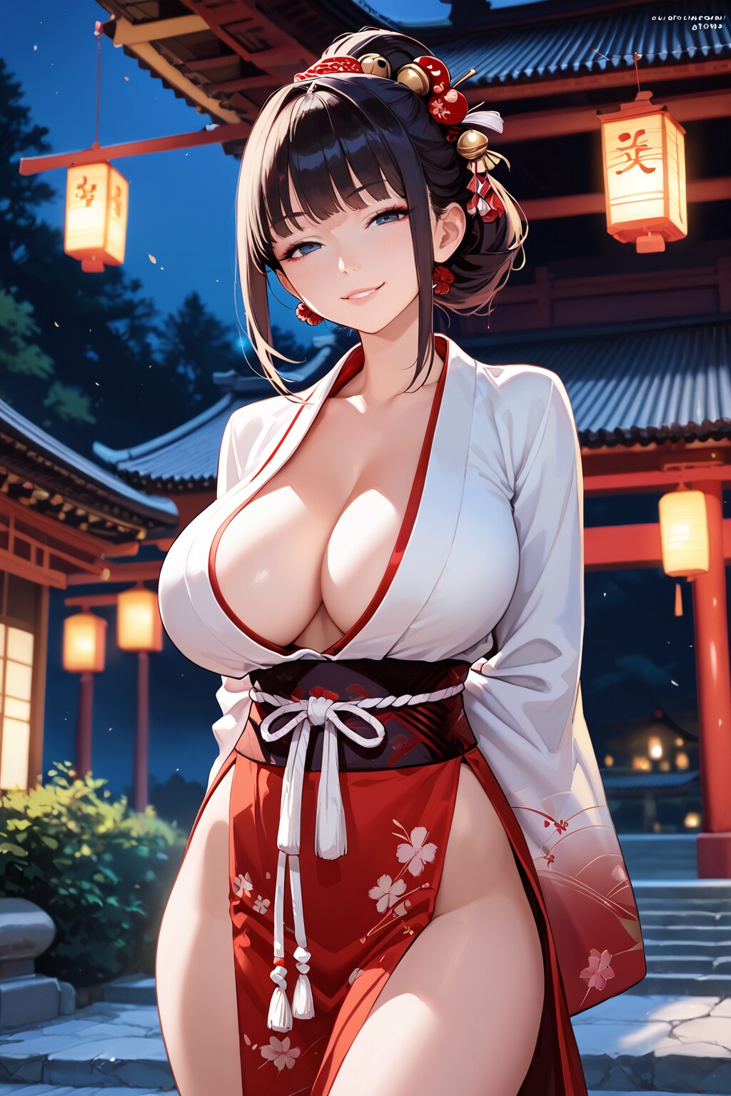 年が明けてもドスケベ巫女さんと