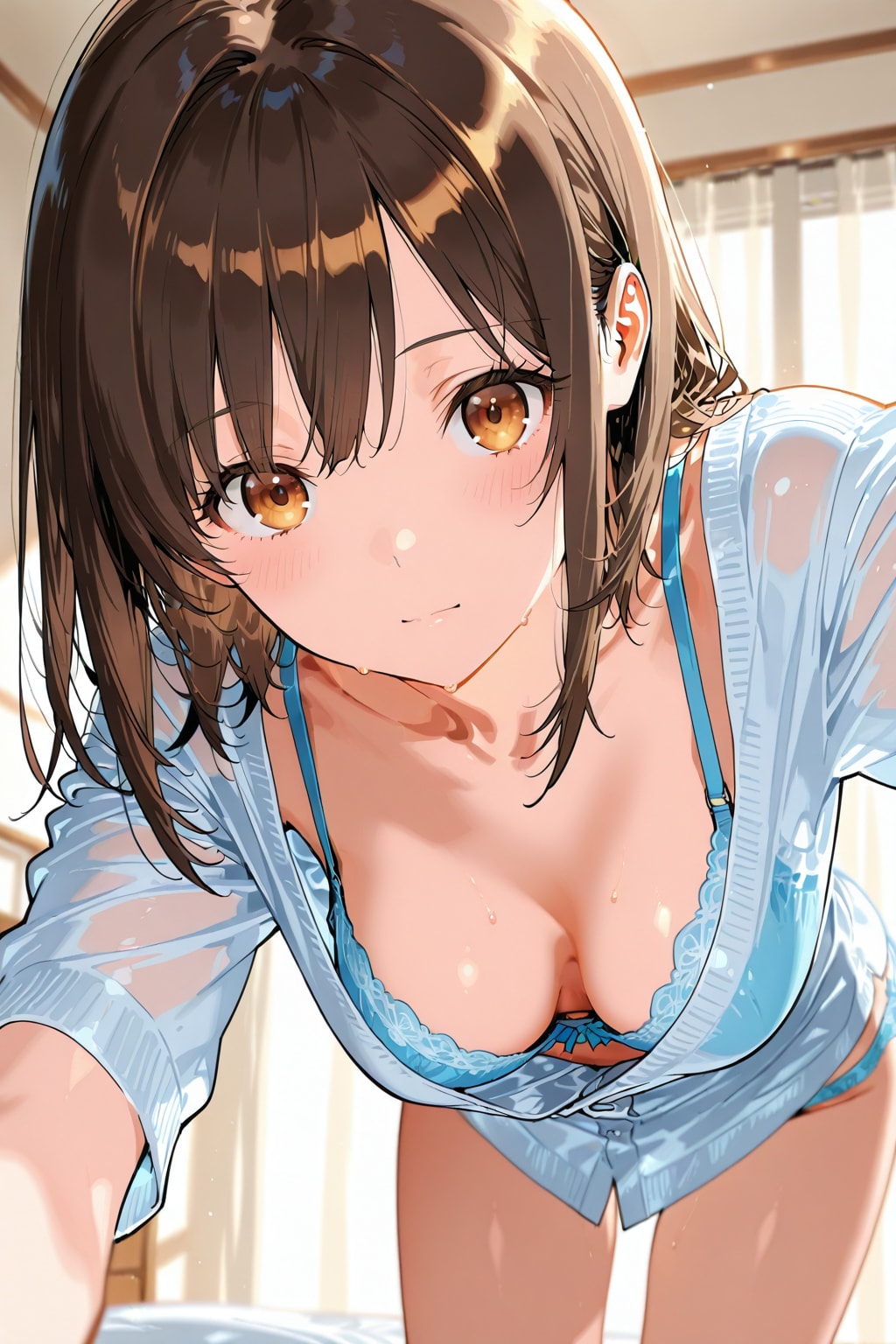 胸チラ047