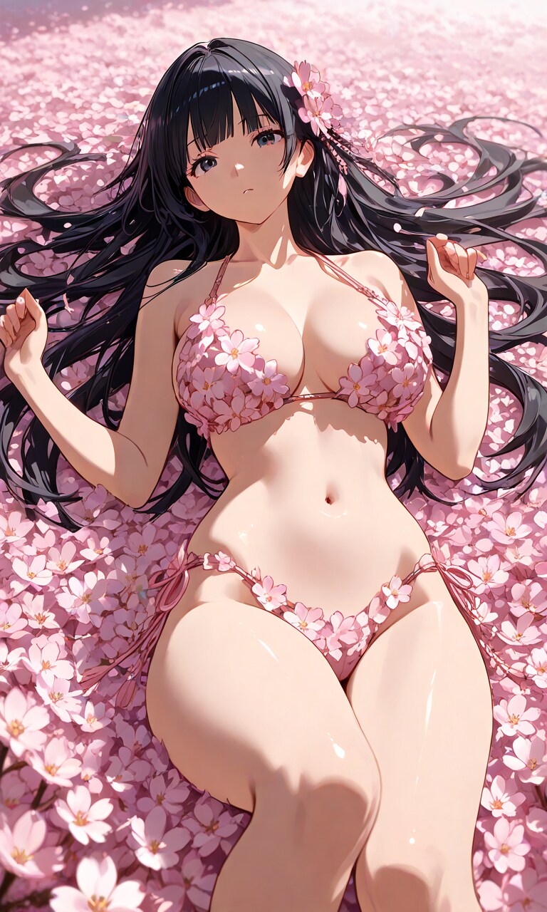 桜のビキニ