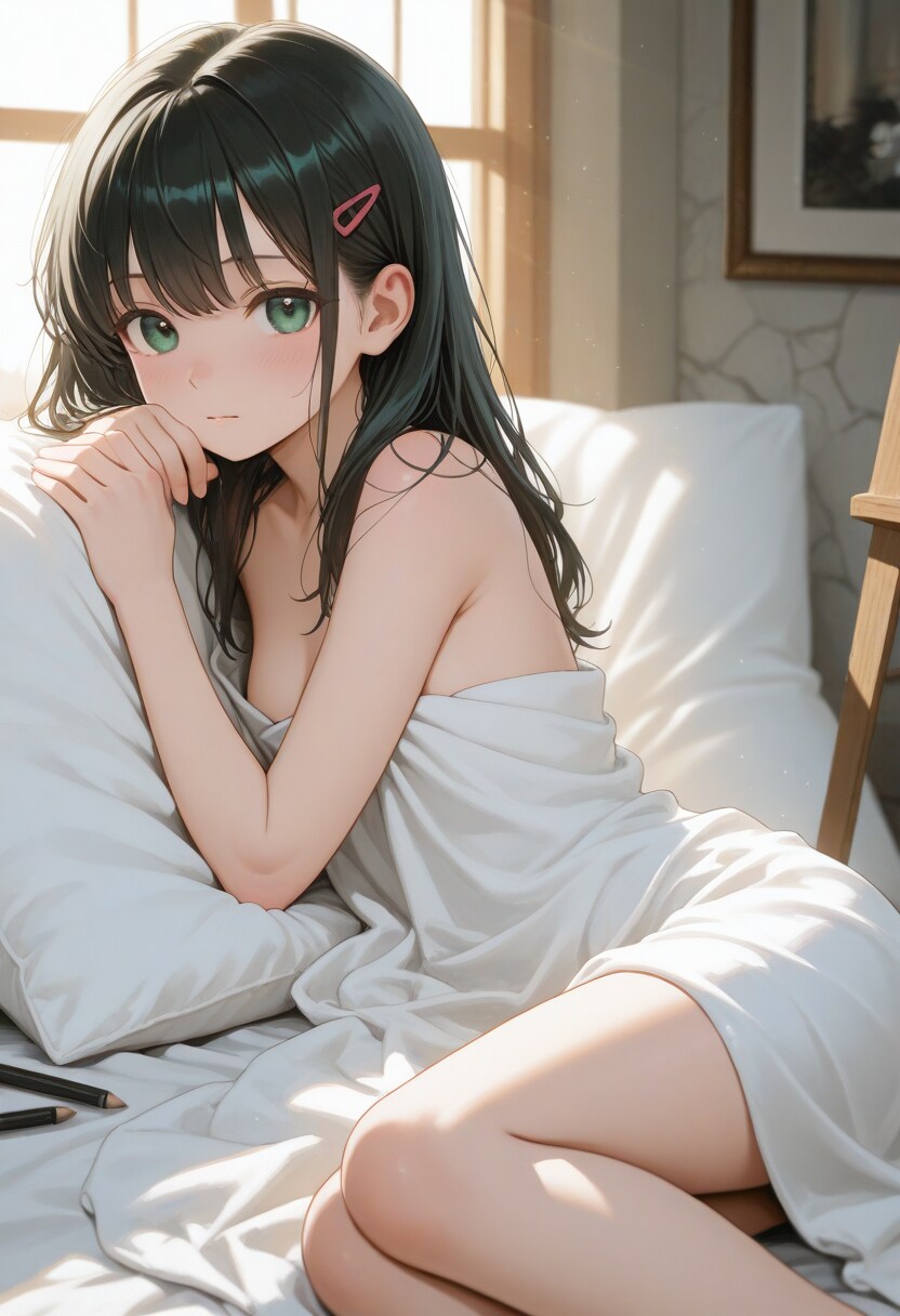 クラスメイトがモデルになってくれた(3)