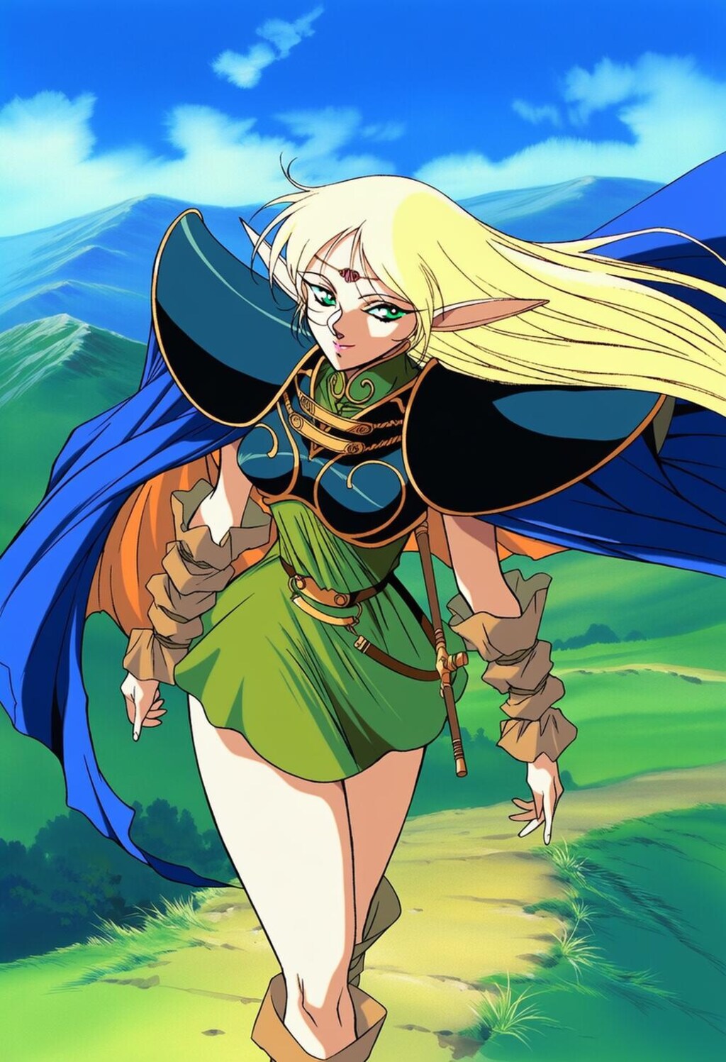 ファンタジービキニコスプレ俯瞰エルフ人妻