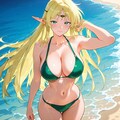 ファンタジービキニコスプレ俯瞰エルフ人妻 5枚目