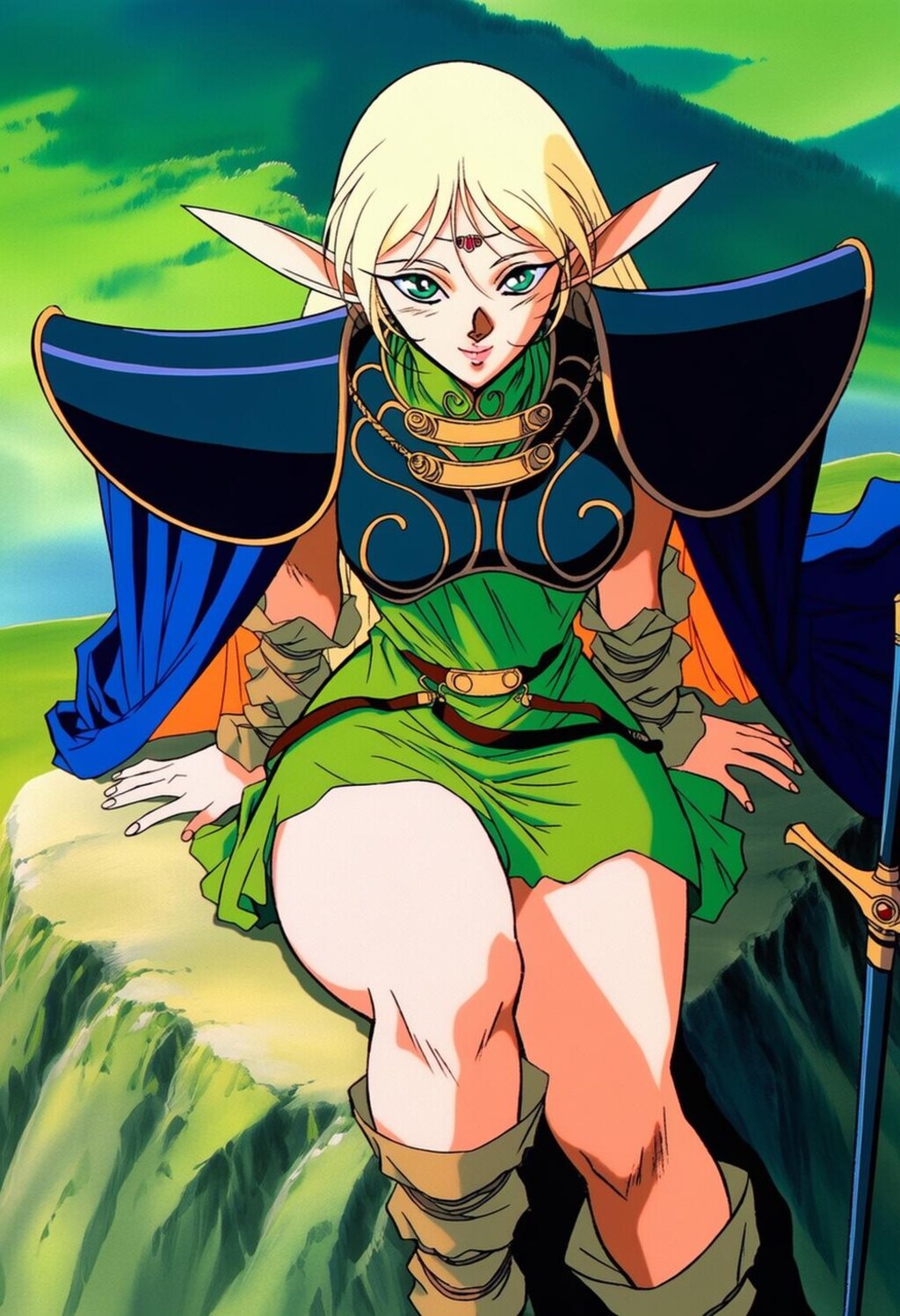 ファンタジービキニコスプレ俯瞰エルフ人妻