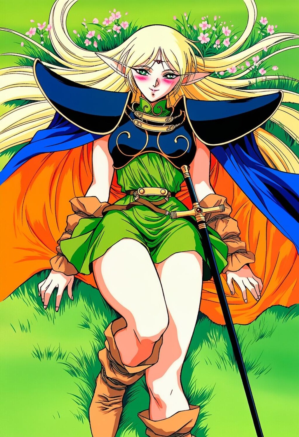 ファンタジービキニコスプレ俯瞰エルフ人妻