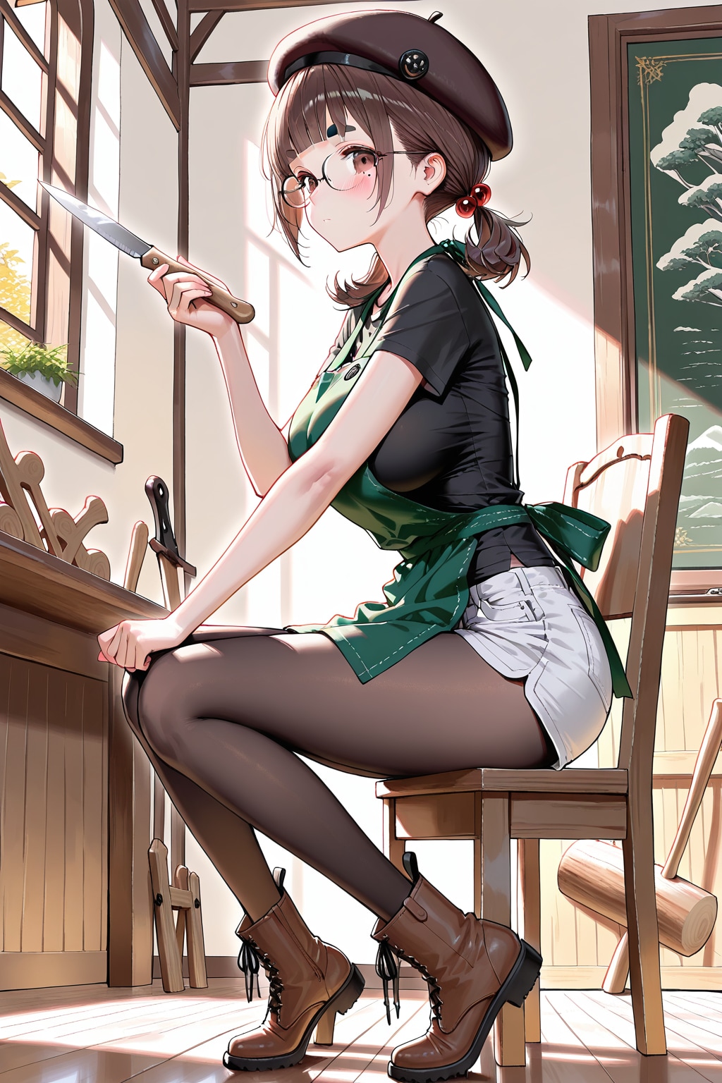 彫刻に挑戦！