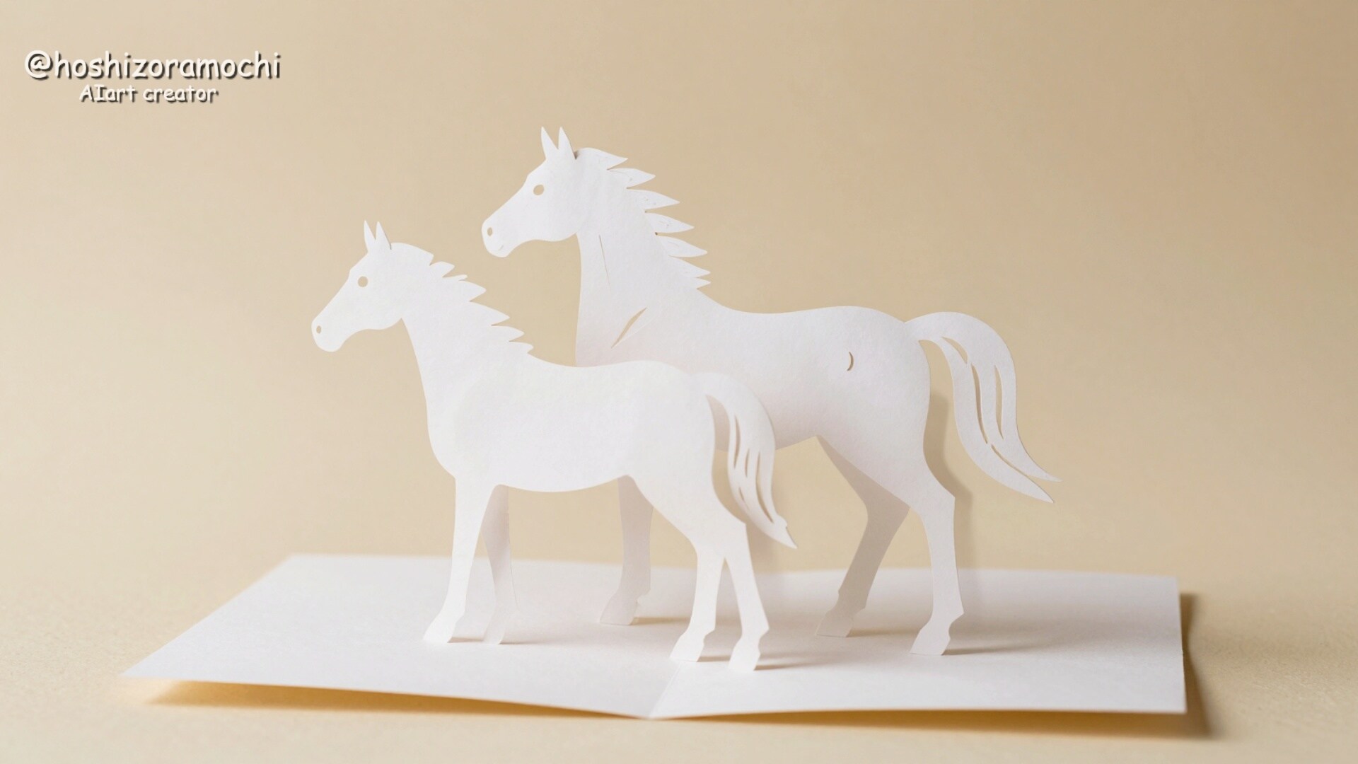 立体的な白馬の躍動 | の人気AIイラスト・グラビア