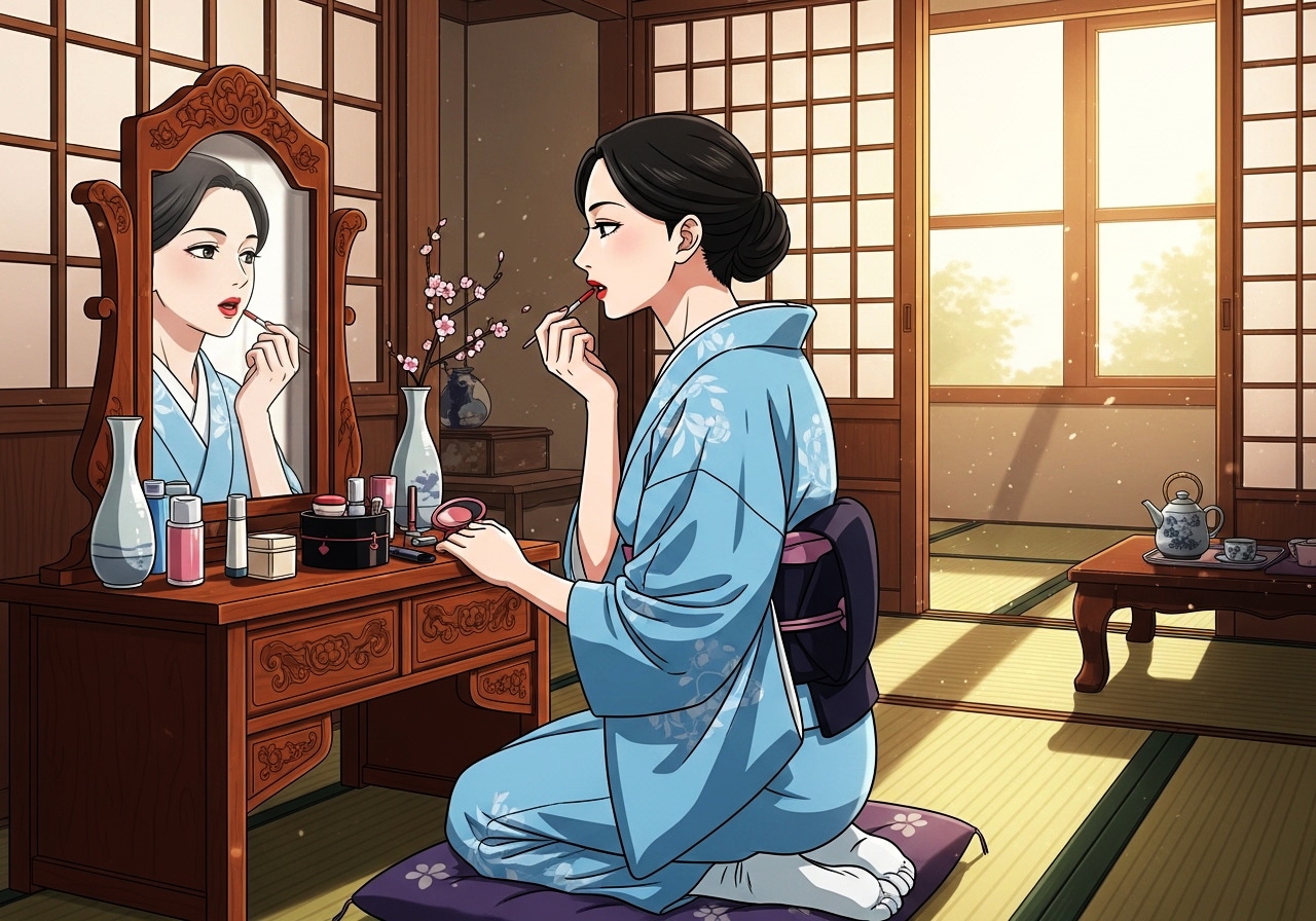 主婦・和夢さん40歳の朝 | の人気AIイラスト・グラビア