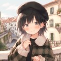 ベレー帽の少女 3枚目