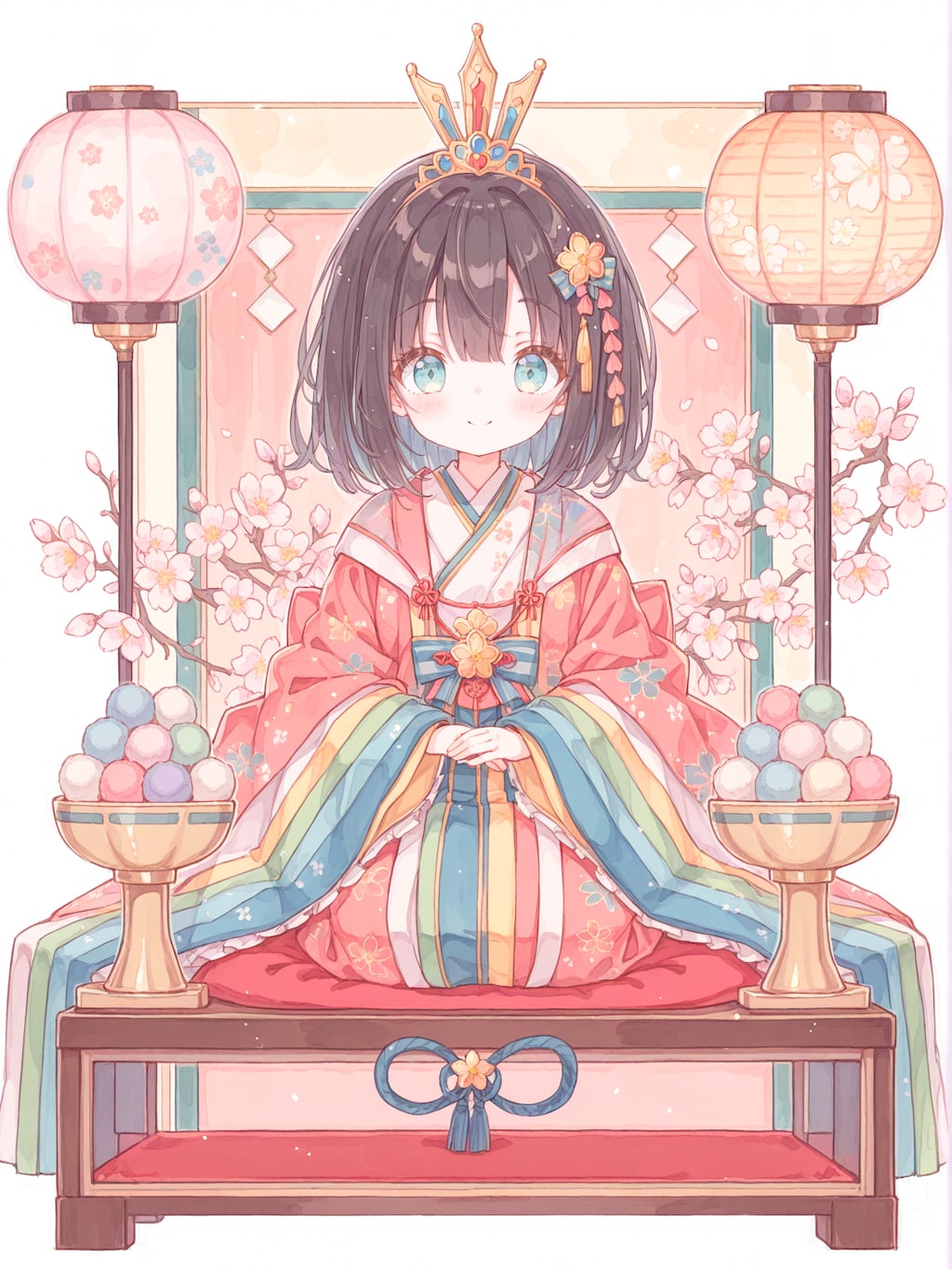 桃の節句のお雛さま