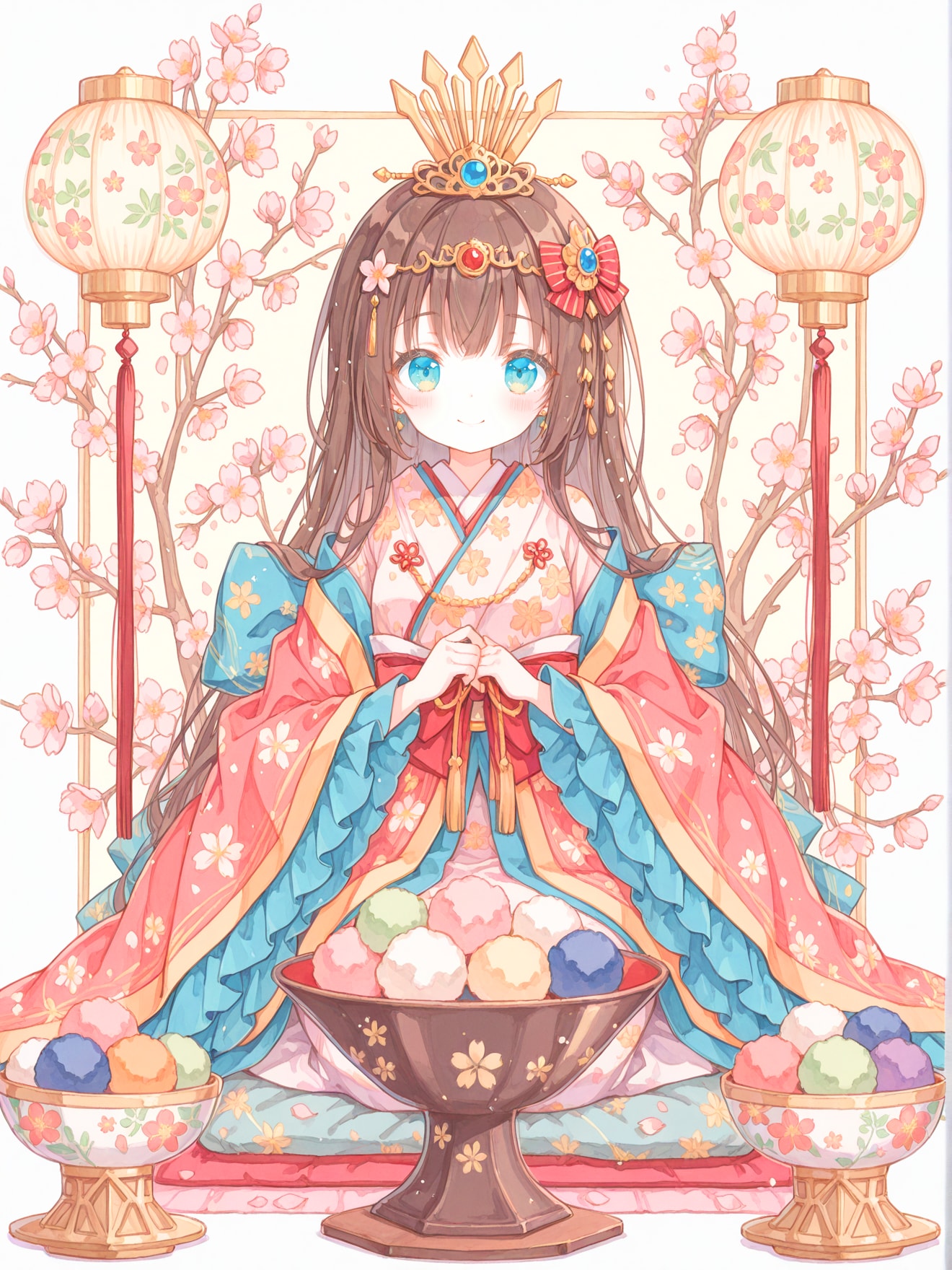 桃の節句のお雛さま | の人気AIイラスト・グラビア