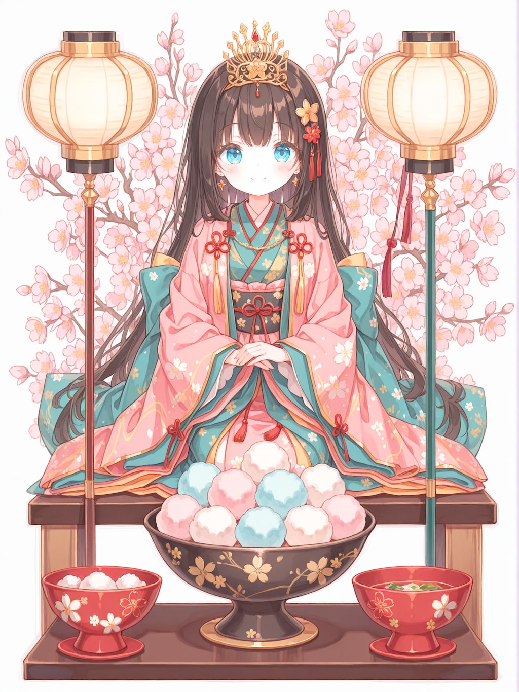 桃の節句のお雛さま