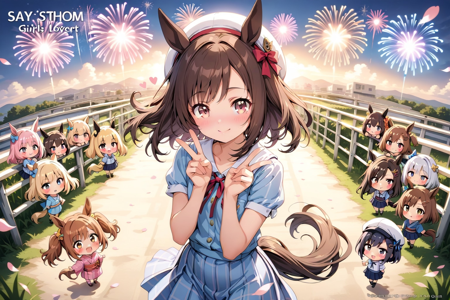 フェンスによじ登っている。 | の人気AIイラスト・グラビア