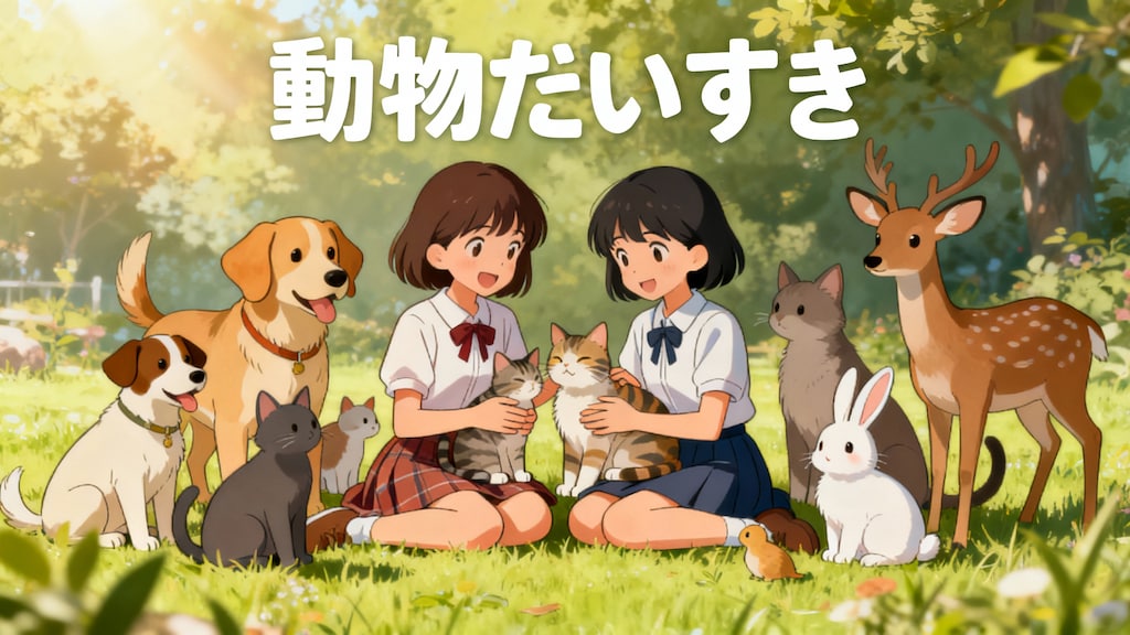 投稿企画[動物だいすき]を申請したー