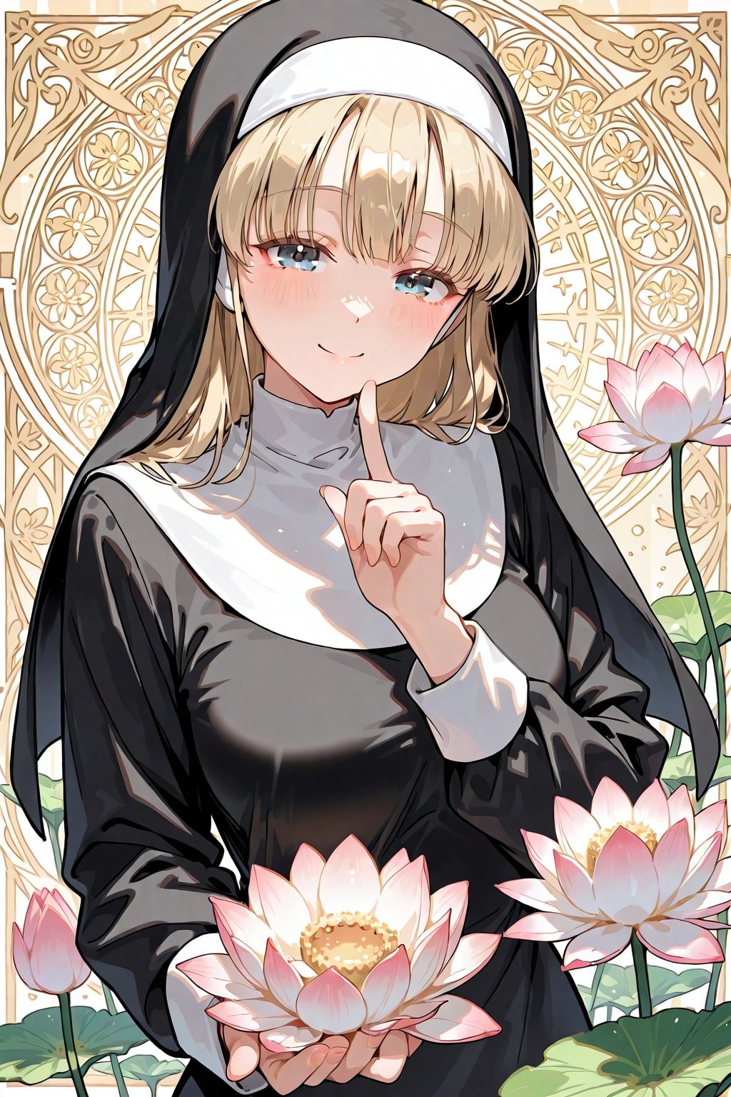 Lotus and Nun