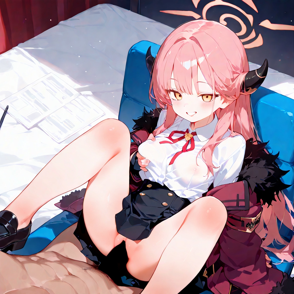 金さえもらえれば…何でもする♡　ブルアカ【アル】 アルちゃん社長に本当にしてもらいました！