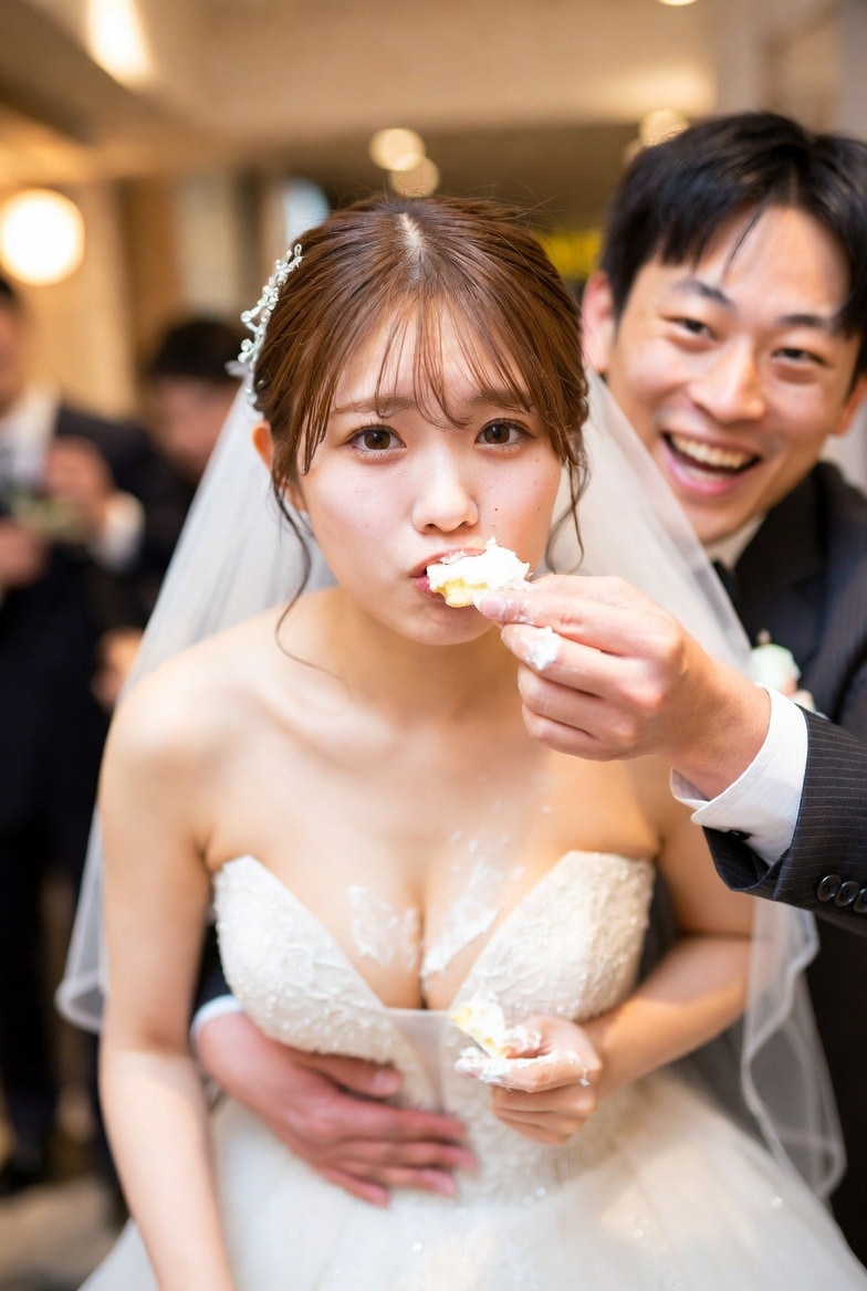セクハラされる新婦