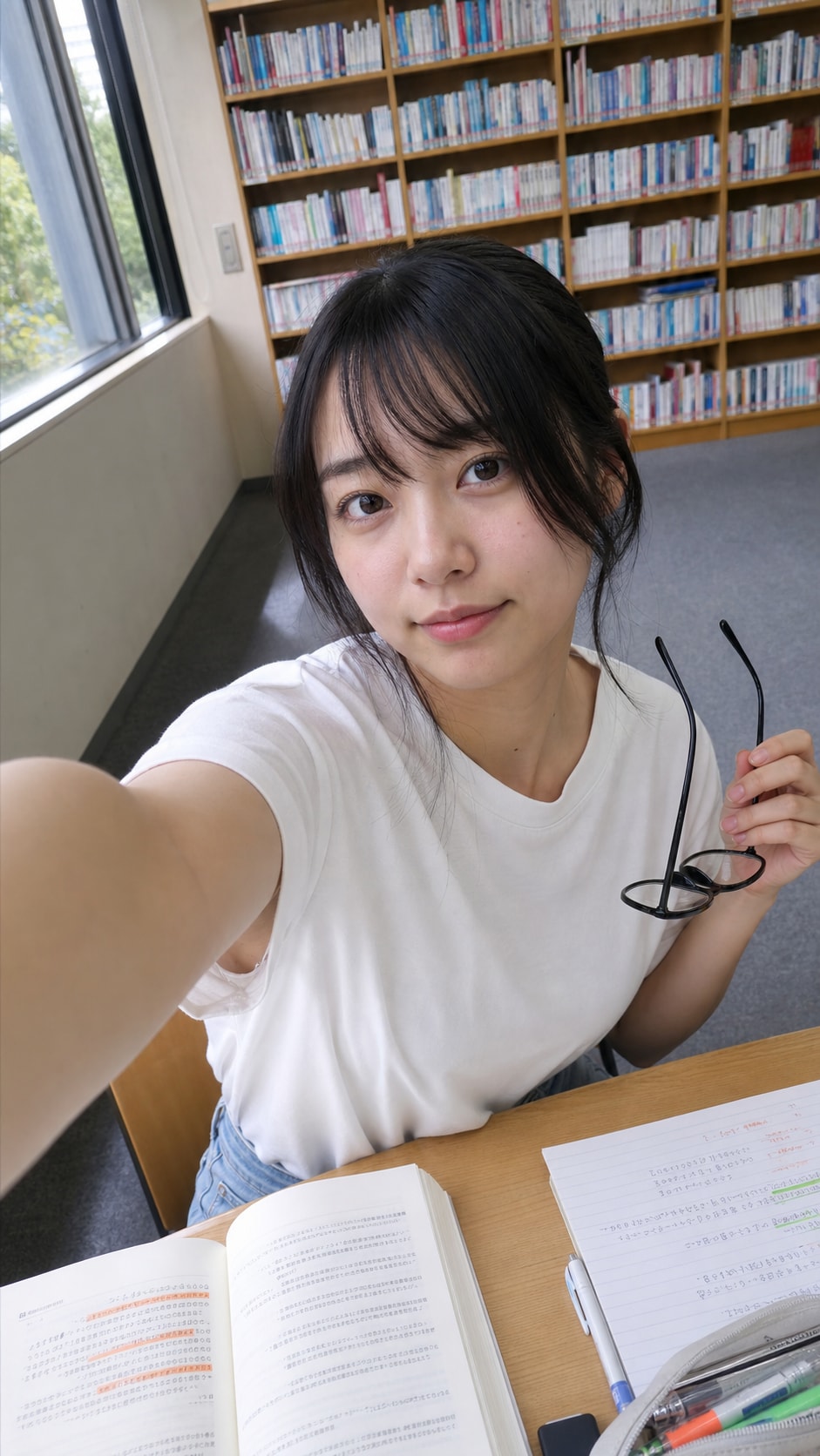 Quiet Afternoon in the Library