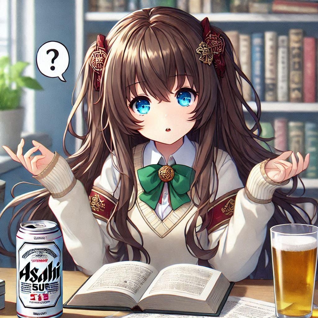 小説を読んで疑問を持つ小さな女の子