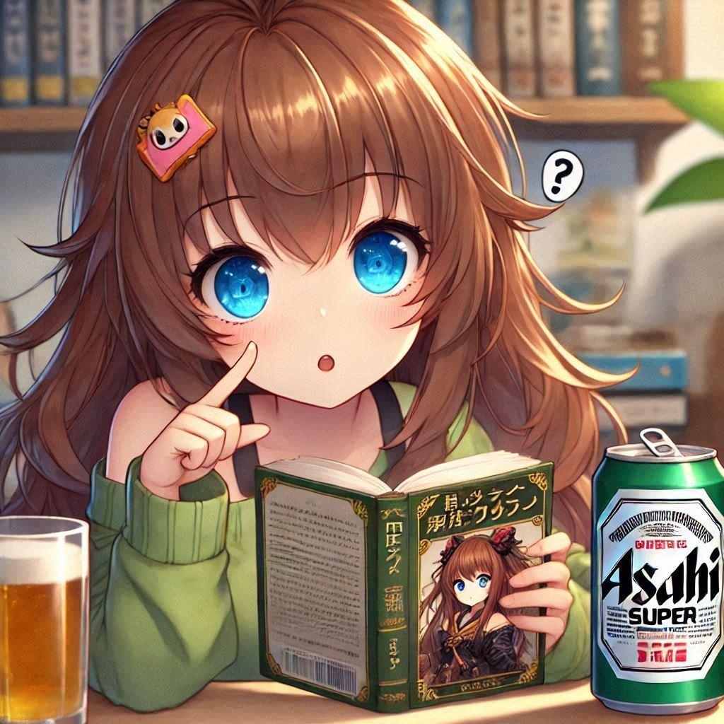 小説を読んで疑問を持つ小さな女の子