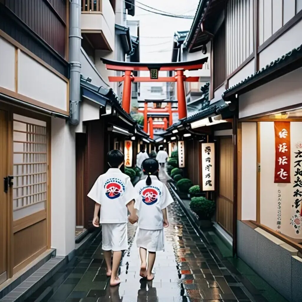 黄昏れて御堂条