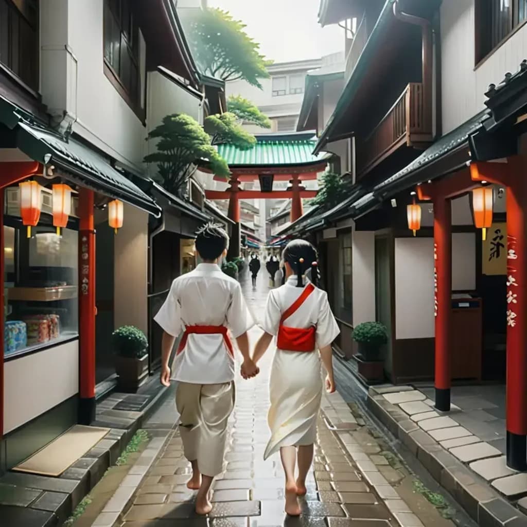 黄昏れて御堂条